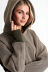 Shan Sofia Hooded mesh sweatshirt