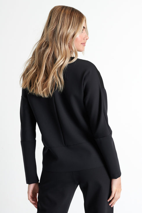 Shan Sofia 3D Mesh and 3D jersey long sleeve top