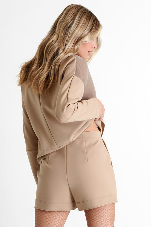 Shan Sofia Tailored a-line shorts