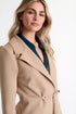 Shan Sofia Structured 3D jersey blazer