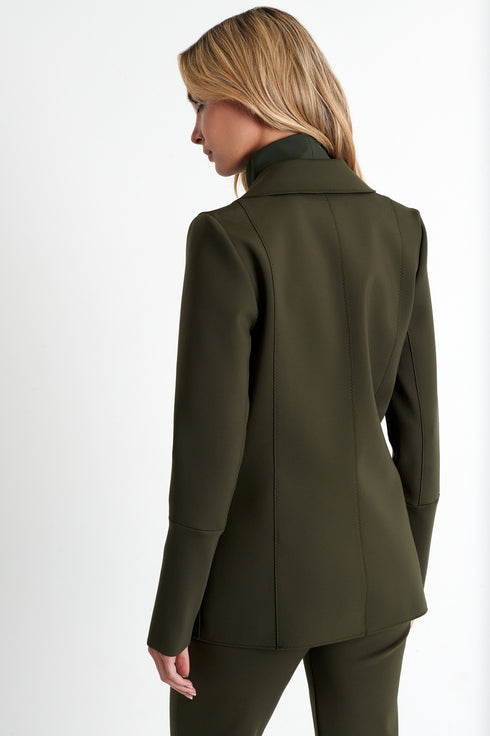 Shan Sofia Structured 3D jersey blazer