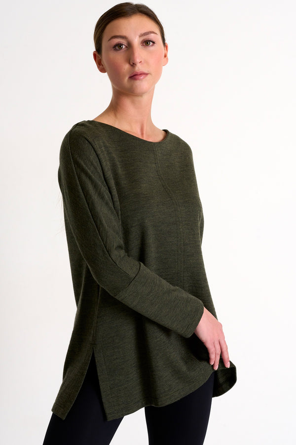 Shan Margot Casual woolen long sleeve top