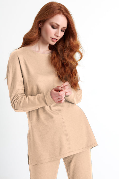 Shan Margot Casual woolen long sleeve top