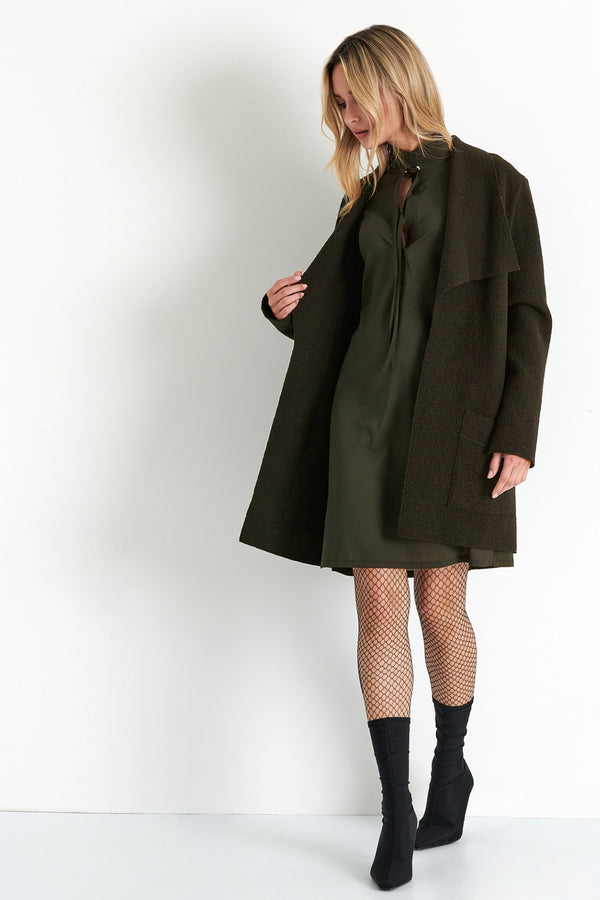 Shan Margot Lapel collar wool jacket