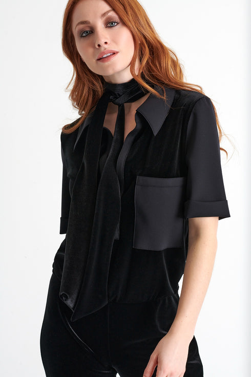 Shan Scarlett Velvet jumpsuit