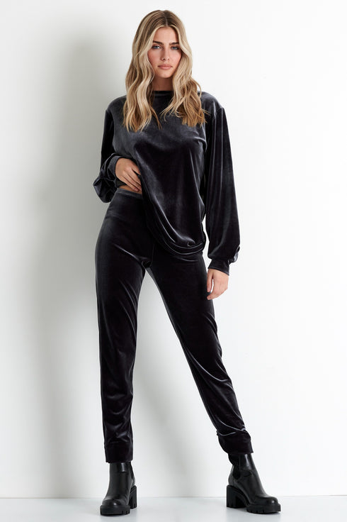 Shan Scarlett Velvet trouser