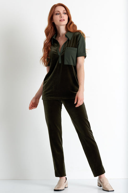 Shan Scarlett Velvet trouser