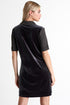 Shan Scarlett Velvet polo dress