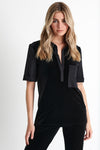 Shan Scarlett Velvet polo