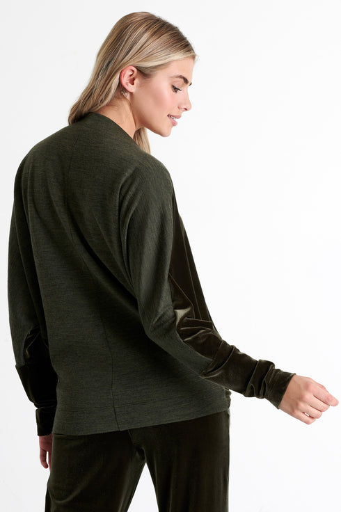 Shan Scarlett Boat neck top