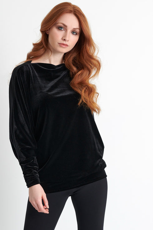Shan Scarlett Boat neck top