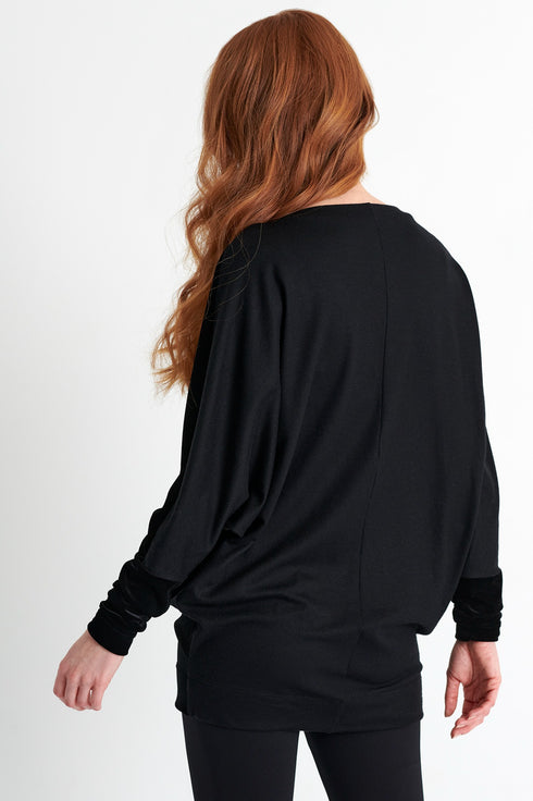 Shan Scarlett Boat neck top