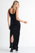 Shan Scarlett Maxi velvet dress