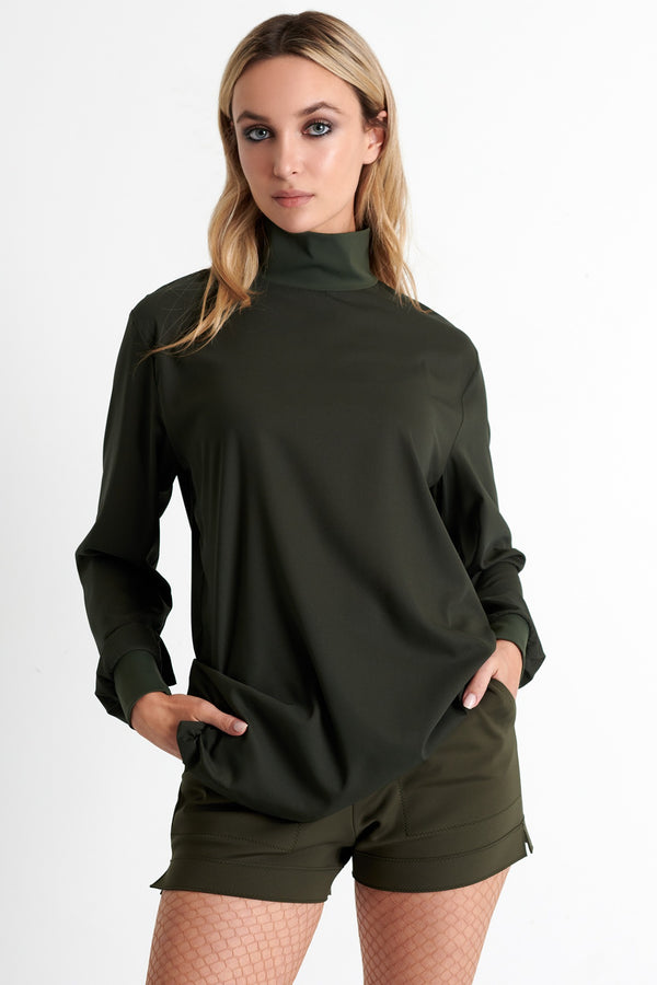 Shan Megan Mock neck blouse