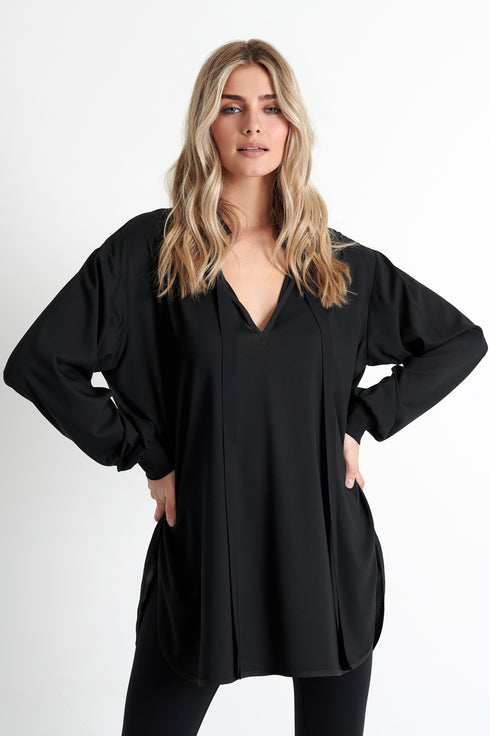 Shan Soie Puff sleeve blouse