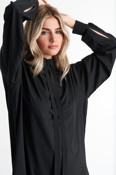 Shan Soie Puff sleeve blouse