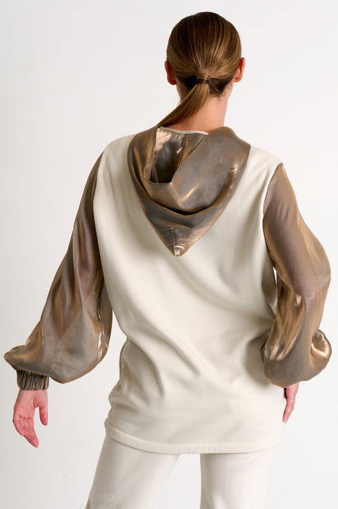 Shan Mila Hooded sweatshirt Fleece jersey