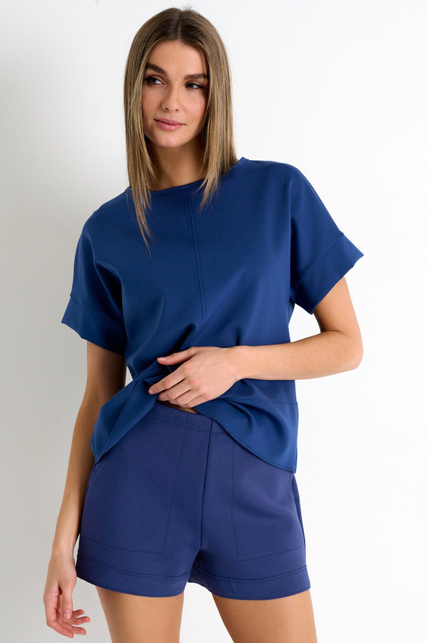 Shan Sofia Tailored a-line shorts