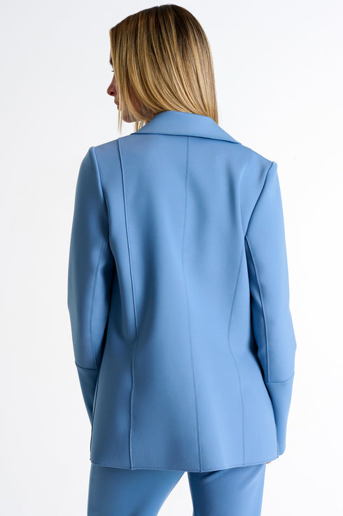 Shan Sofia Structured 3D jersey blazer