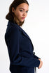 Structured 3D Jersey Blazer - 52227-78-550 02 / 550 Navy / 75% POLYAMIDE, 25% ELASTANE