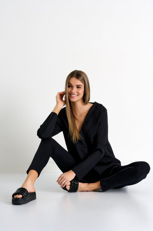 Shan Sofia Hooded long sleeve top