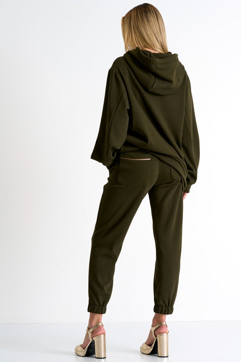 Shan Mila Fashion track pants Fleece jersey