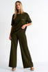 Shan Mila Wide leg lounge pants Fleece jersey