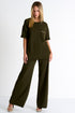 Shan Mila Wide leg lounge pants Fleece jersey