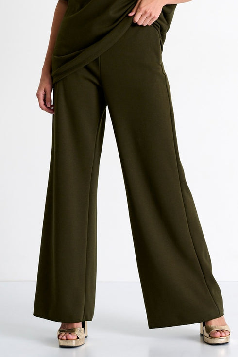 Shan Mila Wide leg lounge pants Fleece jersey
