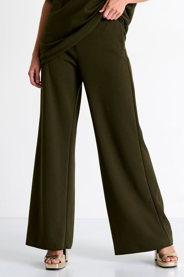 Shan Mila Wide leg lounge pants Fleece jersey