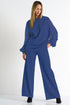 Shan Mila Wide leg lounge pants Fleece jersey