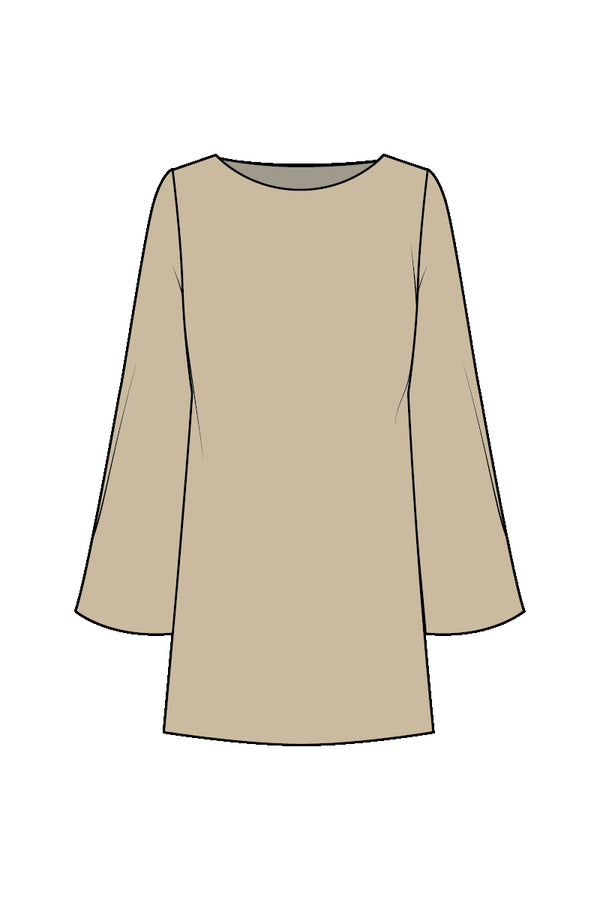 Shan Mila dress Fleece jersey