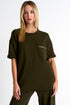 Shan Mila Lounge short sleeve top Fleece jersey