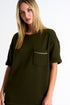 Shan Mila Lounge short sleeve top Fleece jersey