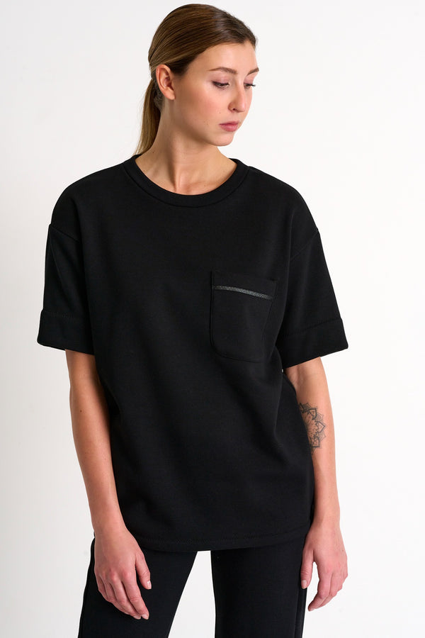 Shan Mila Lounge short sleeve top Fleece jersey