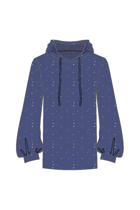 Shan Mila Textured Jersey Hoodie