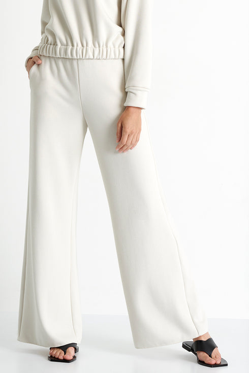 Shan Mila Wide leg lounge pants Fleece jersey