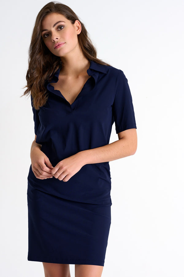 Shan Elisabeth Short Sleeve Lycra Polo Dress