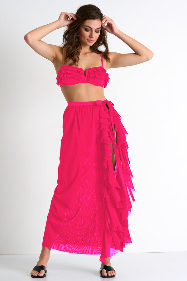 Shan Mia Mesh pareo cover-up