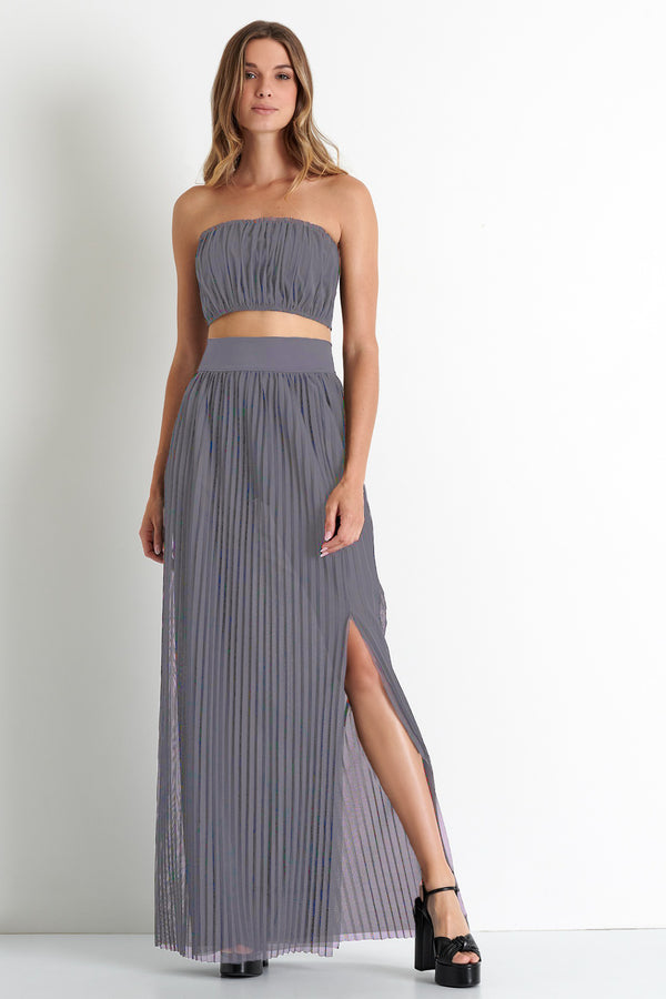 Shan Mia Long maxi cover-up skirt
