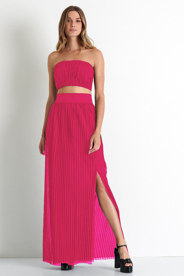 Shan Mia Long maxi cover-up skirt