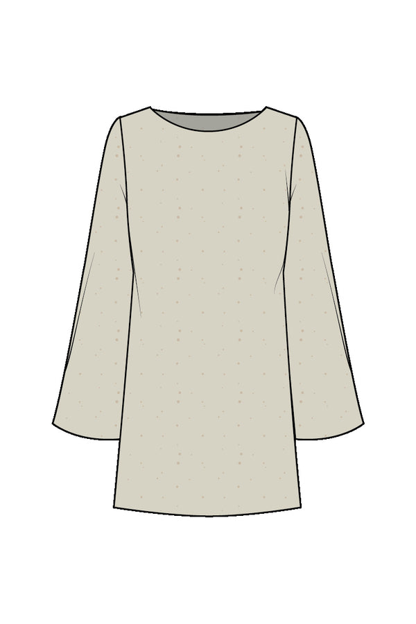 Shan Mila TEXTURED JERSEY dress