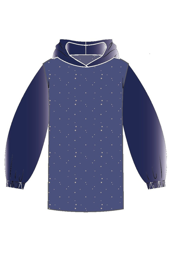 Shan Mila TEXTURED JERSEY Hooded sweatshirt