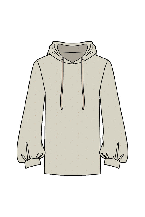 Shan Mila Textured Jersey Hoodie