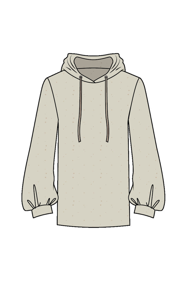 Shan Mila Textured Jersey Hoodie