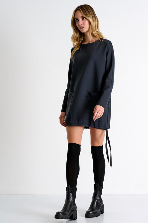 Shan Sofia Long sleeve top with front pockets