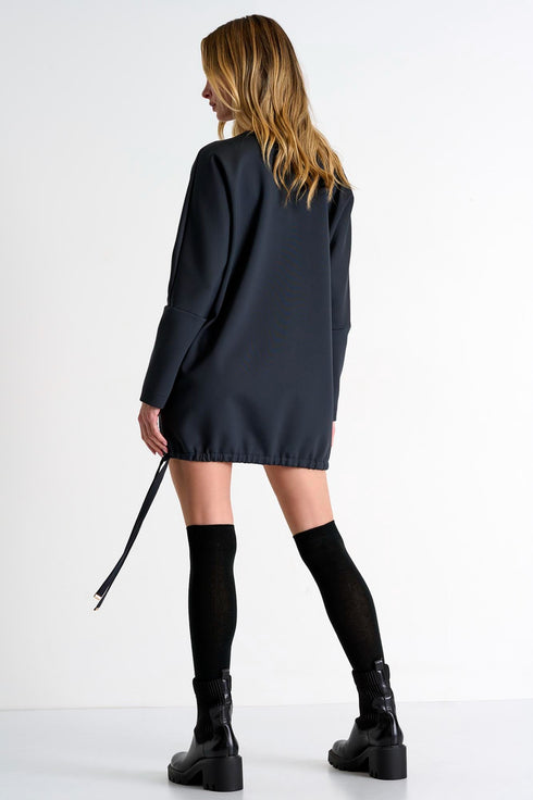 Shan Sofia Long sleeve top with front pockets