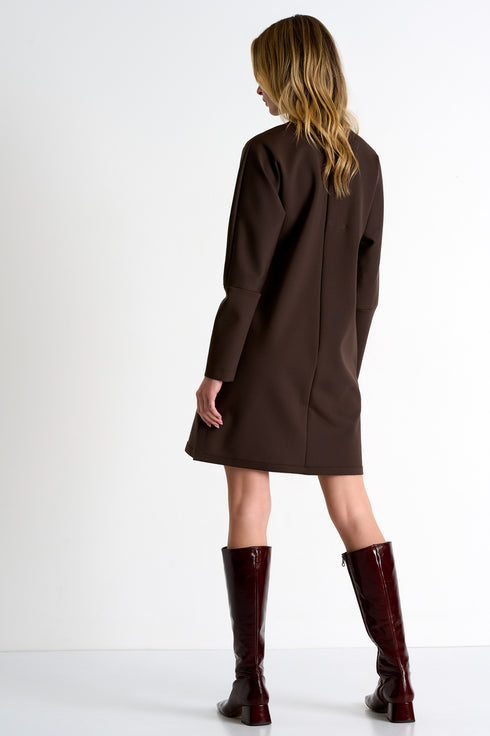 Shan Sofia V-neck mini dress