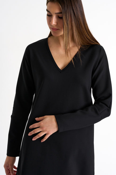 Shan Sofia V-neck mini dress