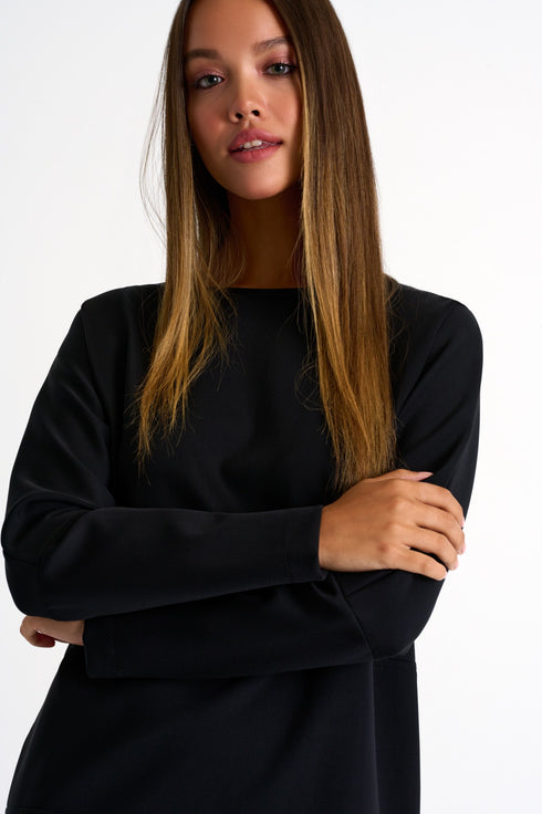 Shan Sofia Long sleeve round neck dress